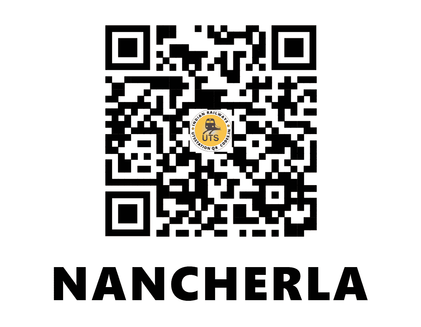 UTS QR Code for NANCHERLA - NLA (SC - ANDHRA PRADESH)